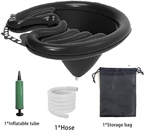 Inflatable Rinse Hair Wash Basin Fold Adjustable with Drainage,Hair Washing Sink,Portable Hair Shampoo Basin,for Bedridden, Children, Pregnant Women, and Patients at Home (Style4)