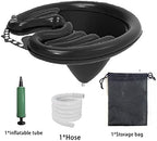 Inflatable Rinse Hair Wash Basin Fold Adjustable with Drainage,Hair Washing Sink,Portable Hair Shampoo Basin,for Bedridden, Children, Pregnant Women, and Patients at Home (Style4)