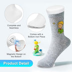 White Fake Mannequin Foot, Magnetic Sock Foot Mannequin Display Stand for Retail Socks Jewelry Display Stand Short Stocking Toe Ring Chain Ankle Shoes