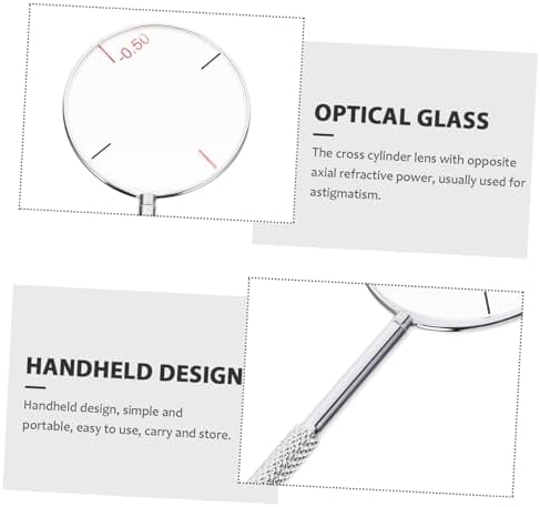 Cross Cylinder Lens Tool for Testing Optical Diopters for Accurate Eye Examination Eye Examination Equipment