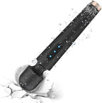 New Upgraded Handheld Memory Function Cordless Portable Full Body Relaxation Tool Waterproof Quiet Muscle Deep Tissue Home Work Out Use Relieve Fatigue Pain Silicone Healthy Harmless - Black