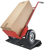 MaxxHaul 50564 Curb Ramp 19-1/4" x 12-1/2" x 4" (Pair) for Wheelchairs, Lifts, Dollies, Scooters, Motorcycles, Bikes, Trailers, Trucks, & Commercial Vehicles