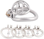 TERNENCE Stainless Steel Small Male Chastity Device Ergonomic Design Cock Cage S245 (1.77 inch / 45mm)