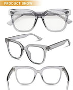DUCO Superlight Blue Light Blocking Computer Reading and Gaming Eyewear Glasses,Anti Blue Light 100% UV Protection DC5210