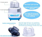 Sauna Steam Generator, 2000W 4L Portable Sauna Steamer Pot with Remote Control, Intelligent Timing, Anti-Dry Burning, Anti-Leakage, Home SPA Machine for Body Detox Weight Loss