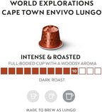 Nespresso Capsules Original Line, Cape Town Envivo Lungo, Dark Roast Espresso Coffee Pods, 50 Count Coffee Pods