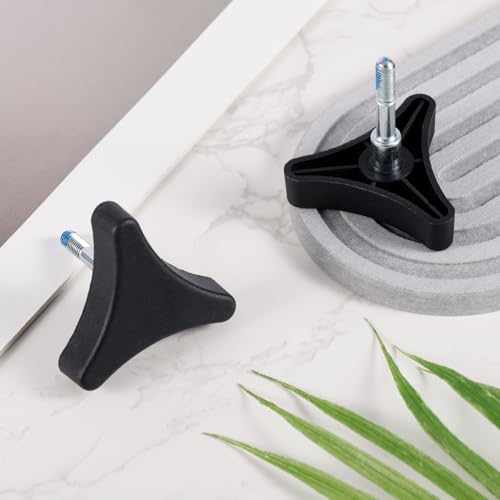 3pcs Rollator Walker Parts, Aluminum 3 Point Knob Replacement Part Universal for Rolling Walker Rollator Foldable Rollator Hand Propelled Walker