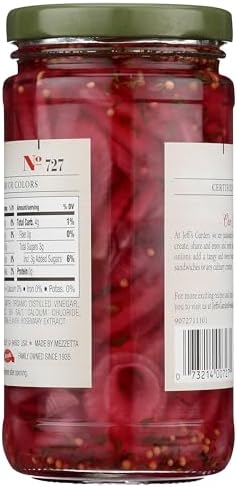 Jeff'S Garden, Onions Red Pickled, 12 Fl Oz