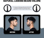 VOID Homme Beard Pencil Filler for Men (Black, Set of 4) - Instant Full Beard Pen Kit with Easy Liner and Waterproof Filling Pencil