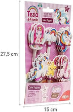 Dekora, Tesia Unicorn Cake Topper, Cake Birthday Supplies, 30 Units