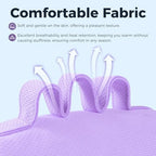 Palm Grips, Hand Contracture Cushions, Finger Grips, Finger Splitter, Palm Protector for Hand Contracture, Grip Strengthener Pad for Elderly, Stress Relief, Sweat Resistant, Washable, Purple, 2 Pcs