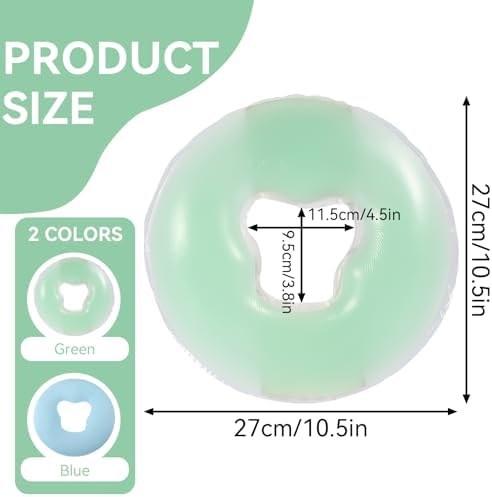 Silicone Face Massage Pillow, Spa Silicone Pillow for Massage Table, Soft Gel Face Relax Cushion Pad Beauty Face Relax Headrest Salon Skin Care Soft Overlay Travel Head Support(Green)