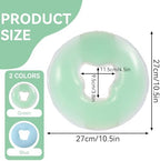 Silicone Face Massage Pillow, Spa Silicone Pillow for Massage Table, Soft Gel Face Relax Cushion Pad Beauty Face Relax Headrest Salon Skin Care Soft Overlay Travel Head Support(Green)