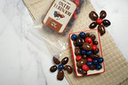 Green Jay Gourmet Chocolate Fruit & Nut Mix - Handmade & Fresh Milk Chocolate Covered Nuts, Cherries, and Blueberries - Great Gift for Chocolate Lovers - 16 Ounce Resealable Bag