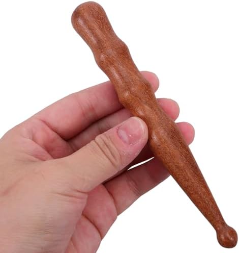 Healeved Wood Therapy Massage Sticks 3pcs Set Wooden Massage Roller for Muscle Relaxation Stress Relief and Body Sculpting Handheld Massager for Men and Women