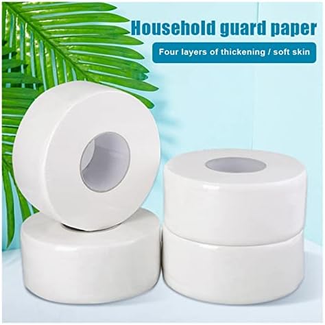 VSOLS Thick Jumbo Roll Bathroom Tissue 4-Ply White 2 Rolls Toilet Paper Roll Household (Color : White)