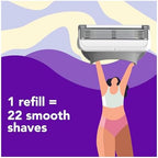 joy razor blade cartridge refill for women, 4 blade refills