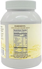 Lebanon - Premium Tahini Paste, 100% Ground Sesame Seeds, 907g (2 Lbs)
