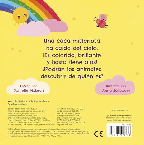 ¿De quién es esta caca?: Amb una caca toveta, brillant i supermisteriosa!
