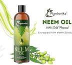 Pure Neem Oil (16 Oz) - 100% Cold Pressed, All Natural Concentrate, Unrefined, Multipurpose, Seed Extract
