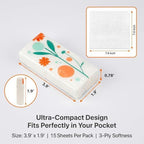 Travel Tissues - Pocket Tissues 15PCS Paper Packs Bulk Paper Travel Size 10 Count 3-Ply Pocket For Facial, Wedding, Party Favors, Toilet, Party, Wipes, Car, Handbags