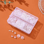 6 Styles Silicone Earring Backs for Studs, 600 Pcs Clear Soft Earring Backings Hypoallergenic Plastic Rubber Earring Backs Clutch Stoppers Replacement Kits for Fish Hook Earring Studs Hoops