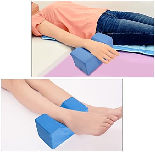 Flylin Heel Pillows for Pressure Sores, Cushion Protector Foot Support Pillow for Relieve Pressure from Sores and Ulcers Heel Wrist Pillows for Sleeping and Recovering Post Surgery (1 Pcs)