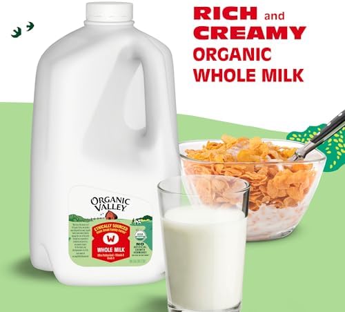 Organic Valley® Organic Whole Milk — Pasture Raised, Non GMO — 128 oz (Gallon)