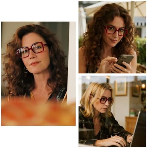 OCCI CHIARI Reading Glasses Funky Readers 1.25 Diptor for Women thick Frame(1.0 1.25 1.5 1.75 2.0 2.25 2.5 2.75 3.0 3.5 4.0 5.0 6.0)