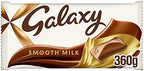 Galaxy Smooth Milk Chocolate Bar for Sharing, 360 g, (Packaging May Vary)