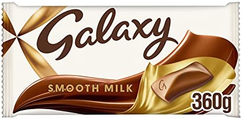 Galaxy Smooth Milk Chocolate Bar for Sharing, 360 g, (Packaging May Vary)