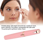 ZJchao Nose Hair Trimmer For Women, Waterproof Rechargeable with LED Light Facial Hair Removal Tools Eyebrow Trimmer For Women Facial Hair Remover with Brush for Women Face Body Nose Ear