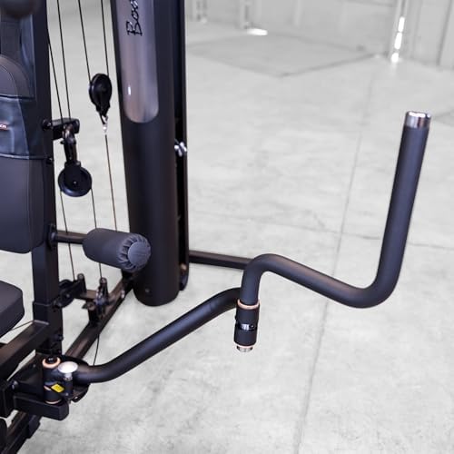 Body-Solid (G6B) Bi-Angular Multi-Station Gym, Arm & Leg Strength Training Equipment, Functional Exercise Workout Station for Weight Lifting and Bodybuilding, 210 lb Weight Stack