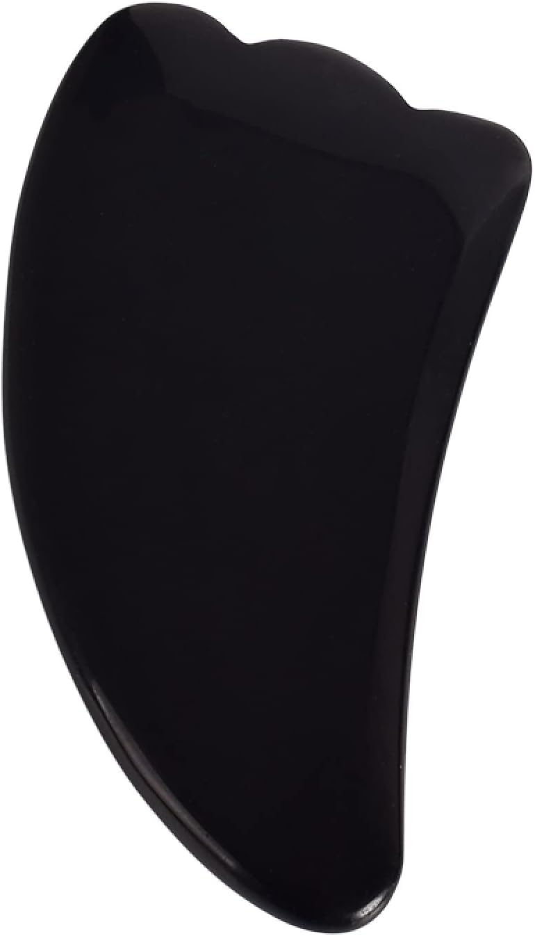 Black Obsidian Scraping Board Set Massager Crystal Stone Gua Sha Massage Tools,guasha A