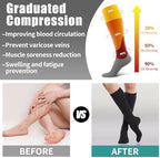 COOLOVER 3 Pack Compression Socks Women & Men-Best Medical,Nursing,Travel, Flight Socks-Running & Fitness Pregnancy