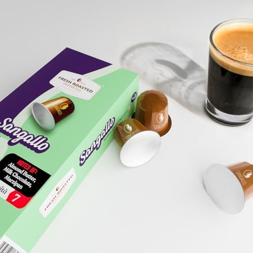 Fresh Roasted Coffee Espresso Pods for Nespresso OriginalLine, Italian Craft Espresso Variety, 120 Recyclable Aluminum Capsules