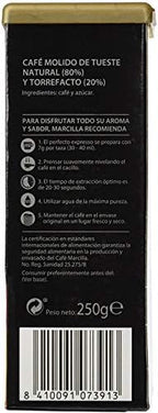 Marcilla Creme Express Mezcla (Mixed) Ground Coffee 250gr. Pack of 3 Units