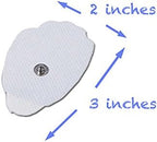 TechCare Massager Tens Unit Pads Patches Replacement Reusable 20 (10 Sets) Stick-on Pads FDA 510(k) Cleared