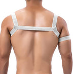 Mens Harness Belt Body Chest Elastic Halter Nylon Shoulder Strap Club Wear Costume