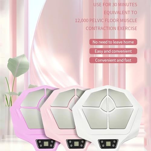 Non-Invasive Pelvic Floor Muscle Trainer, Pelvic Floor Muscle Reapair Machine, Contraction and Tightening Up to 12,000 Times in 30 Minutes, for Postpartum Recovery in Women