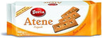 Doria: "ATENE" shortbread biscuits - 17.63 Oz (500g) Pack of 2 [ Italian Import ]