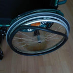 Wheelchair Push Rim Covers, 24-Inch Rear Wheel Sports Wheelchair Non-Slip Wear-Resistant Silicone Hand Push Cover, Improve Grip and Traction, Stylish, Surprisingly Impressive,Purple