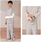 Nursing Suit Paralyzed Bedridden Patients Clothes Fractures Nursing Clothes Hospital Gowns for Post Surgery Dialysis