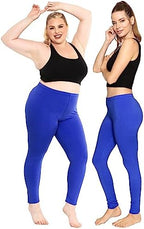 Women’s Capri Leggings Cotton Knee and Ankle Length Leggings for Women Plus Size Stretch Summer Lightweight Pants