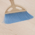 Mini Dustpan and Brush Set Portable Small Broom with Dust Pan Handheld Hangable Whisk Broom and Dust Pan for Home, Kitchen, Table, Office, Car 1 Pcs (Blue)