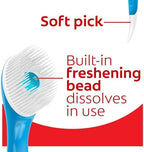Colgate Max Fresh Wisp Disposable Mini Travel Toothbrushes, Peppermint, 24 Count (Pack of 4)