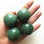 60mm (2.4 in) Natural Healing Crystal Ball Sphere Chakra Reiki Crystals for Home Decorations Meditation Ornaments Witchcraft Divination,GreenAventurine