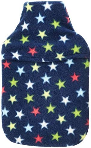 Vagabond Bags Navy Multi Star 2 Litre Hot Water Bottle and Cover, 475 g