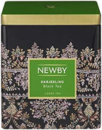 Newby Teas Darjeeling Classic Caddy – Premium Loose Leaf Black Tea 100g – Single Origin Tea with Muscatel Notes – Luxury Gift Tin from India