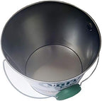 Corona Beverage Bucket with Wire Handle and Lime Grip, White and Blue